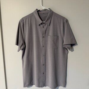 Vuori Men’s Short Sleeve Button Down (size Large)